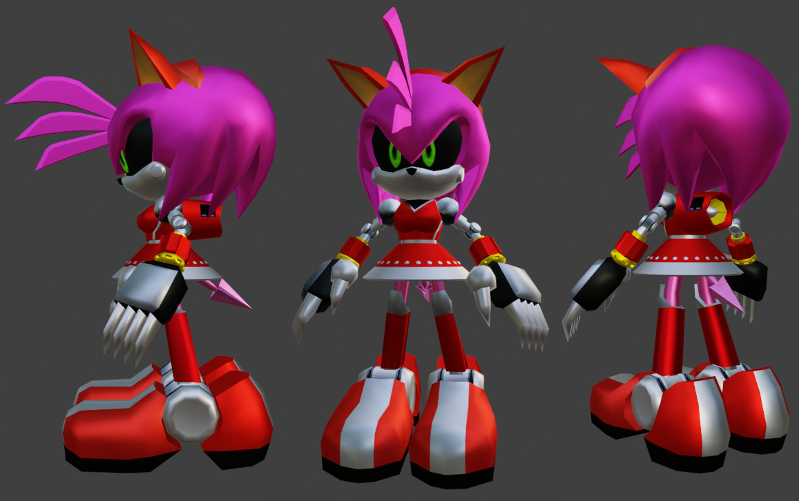 metal amy the hedgehog