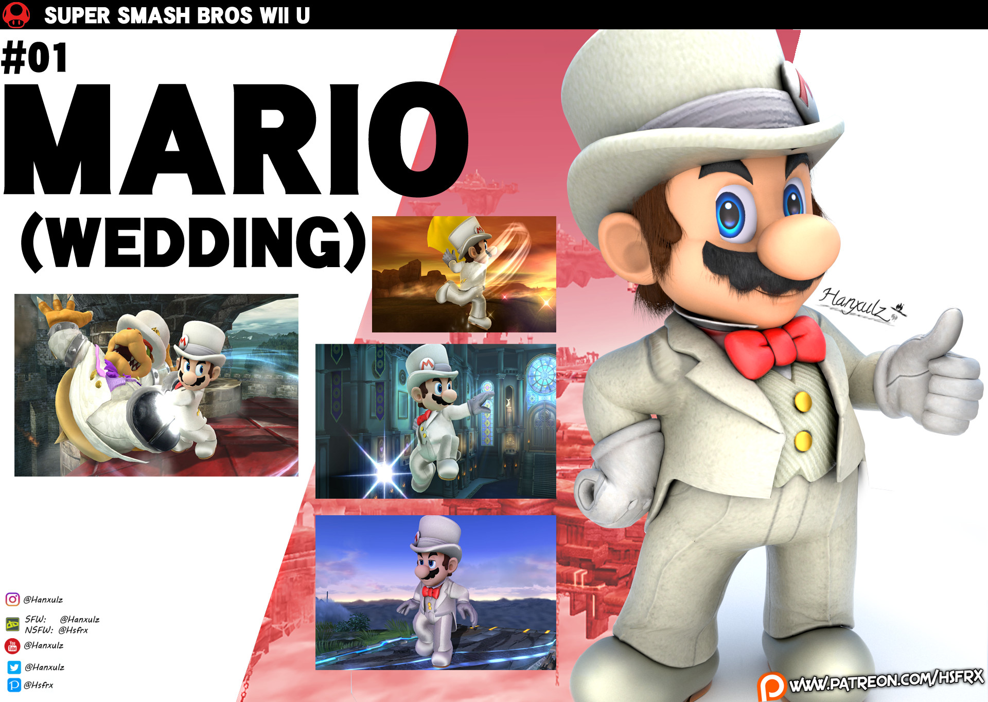 mario wedding outfit