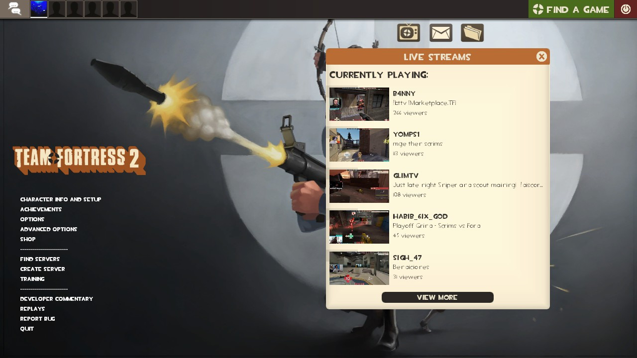 Classic Menu [team Fortress 2] [mods]