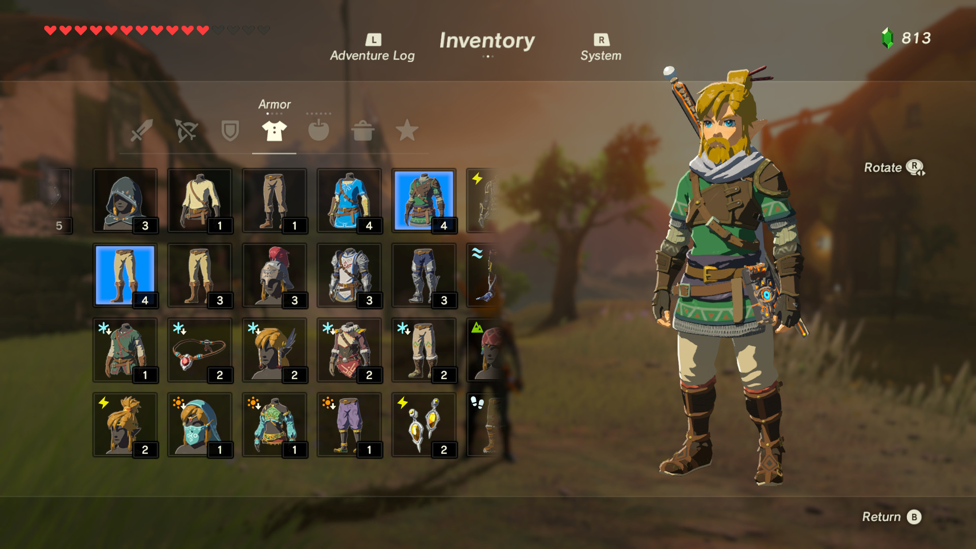 Bearded Link [the Legend Of Zelda: Breath Of The Wild (wiiu)] [mods]