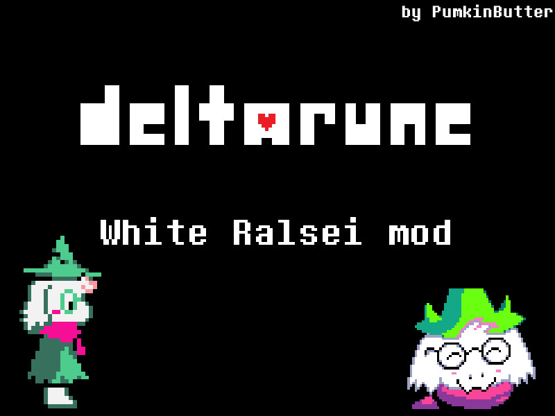 White Ralsei mod [Deltarune] [Mods]