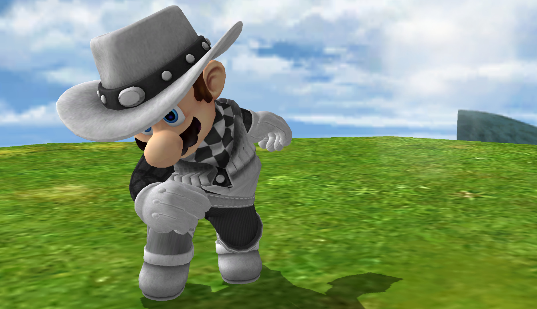 Super Mario Odyssey Cowboy Mario [Super Smash Bros. Brawl] [Mods]