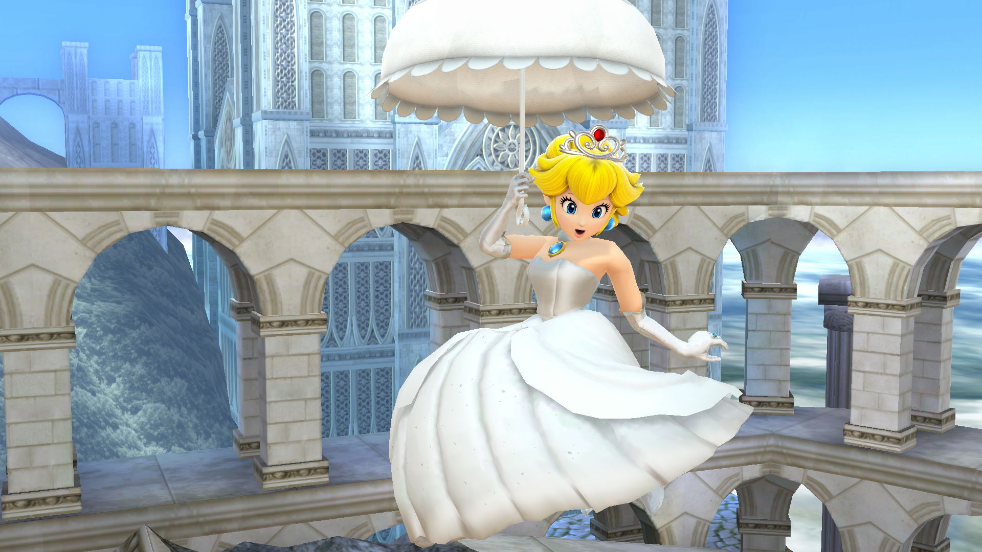 Wedding: Peach [Super Smash Bros. (Wii U)] [Mods]