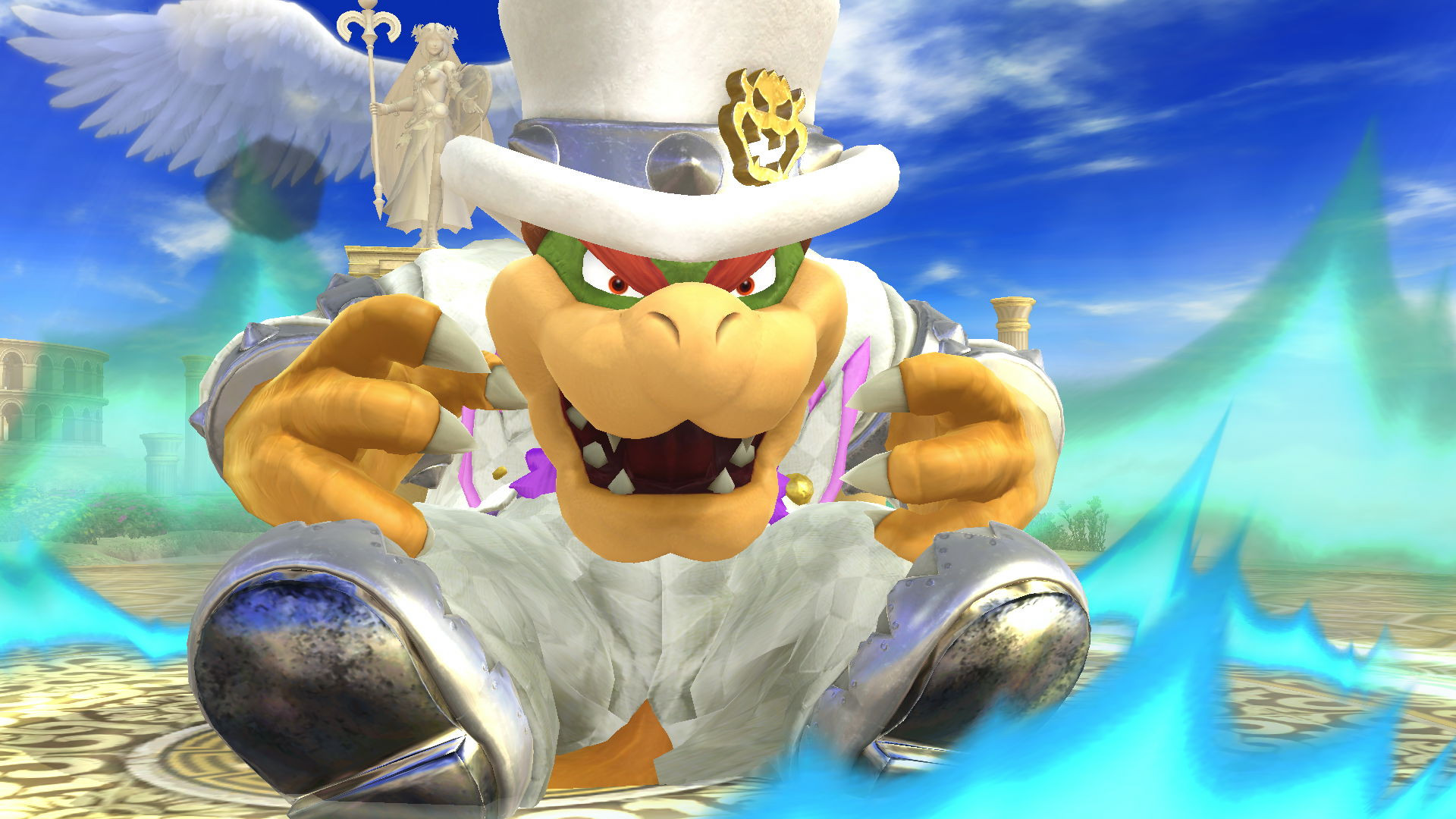 wedding bowser mario