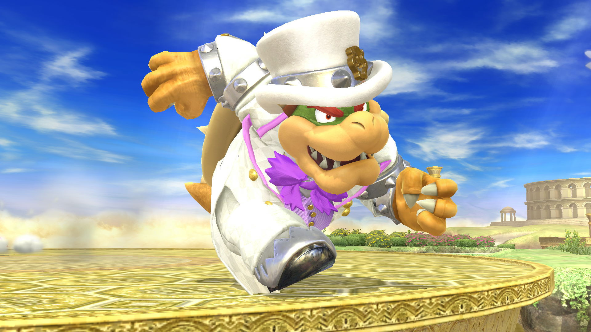 wedding bowser mario