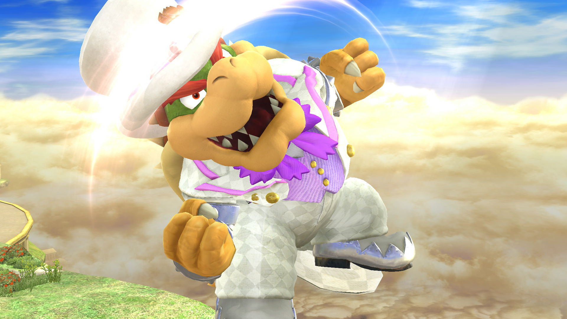 wedding bowser mario