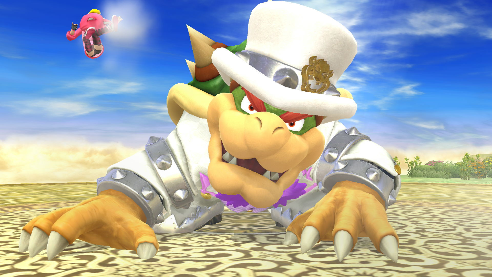 wedding bowser mario