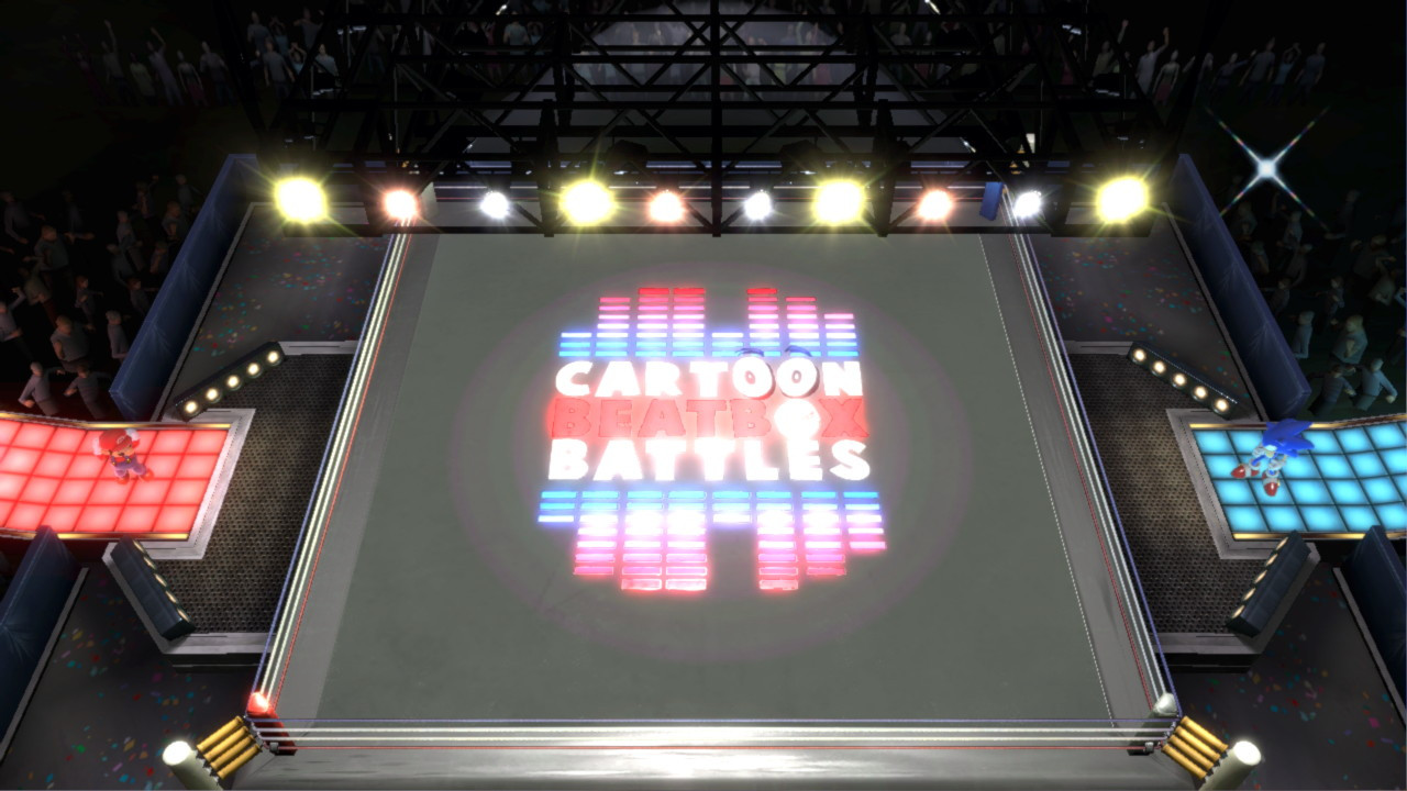 Cartoon Beatbox Battles Boxing Ring [Super Smash Bros. Ultimate] [Mods]
