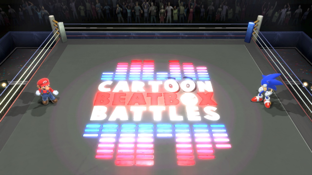 Cartoon Beatbox Battles Boxing Ring [Super Smash Bros. Ultimate] [Mods]