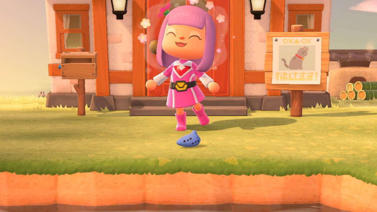 Blue Ocarina (and other colors) [Animal Crossing New Horizons] [Mods]