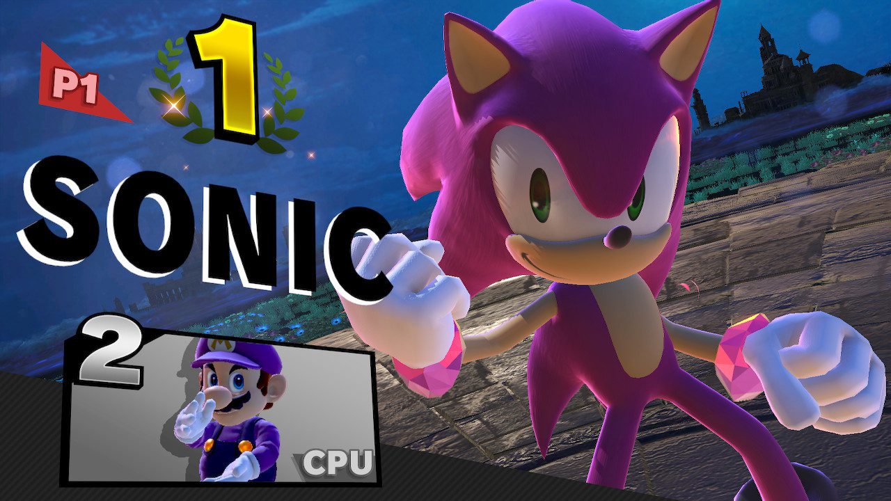 Espio Themed Sonic [Super Smash Bros. Ultimate] [Mods]