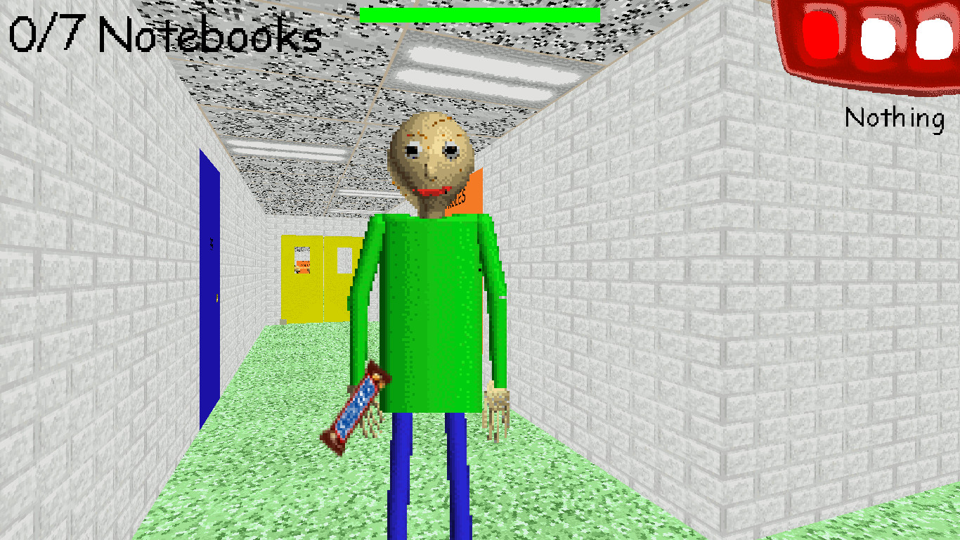 Baldi Loves Snickers(V2 In WIP Stage) [Baldi's Basics] [Mods]