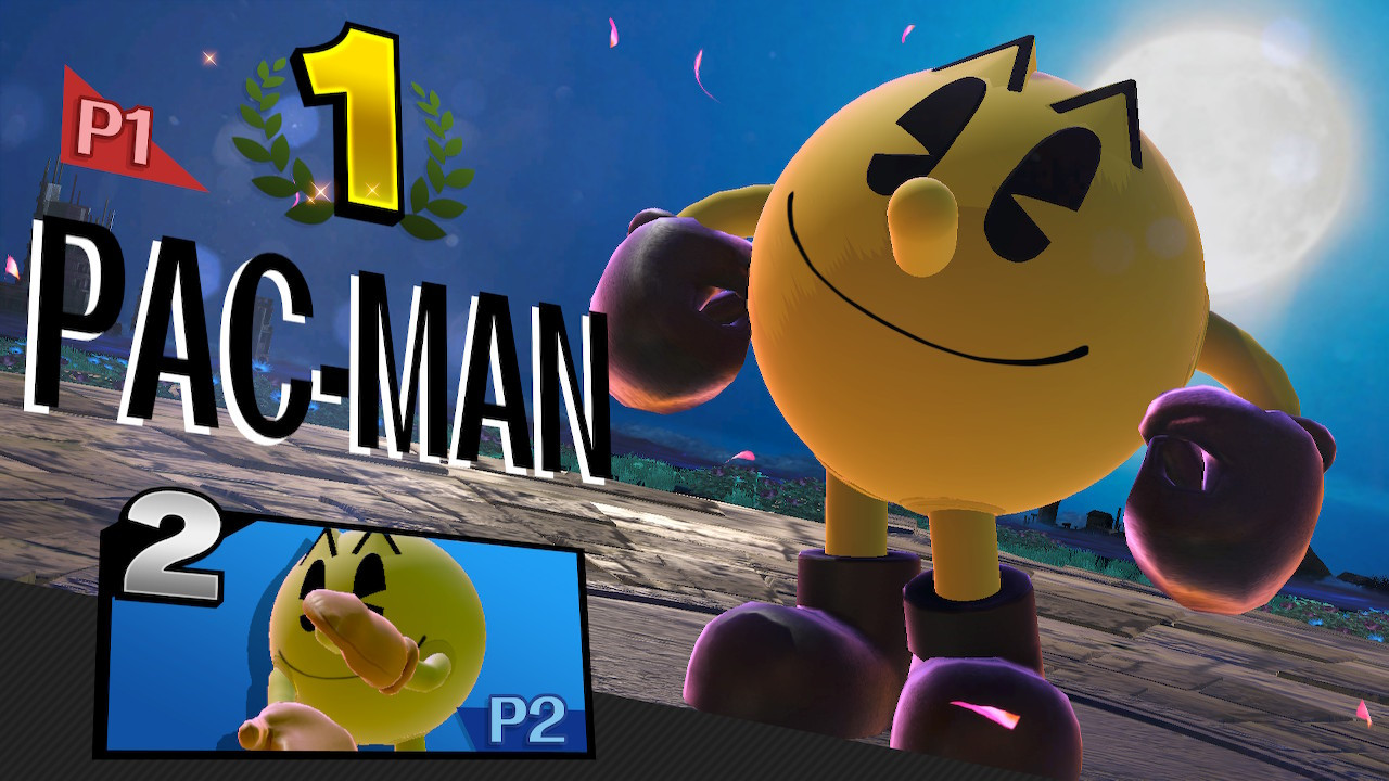 Black Clothes PAC-MAN [Super Smash Bros. Ultimate] [Mods]