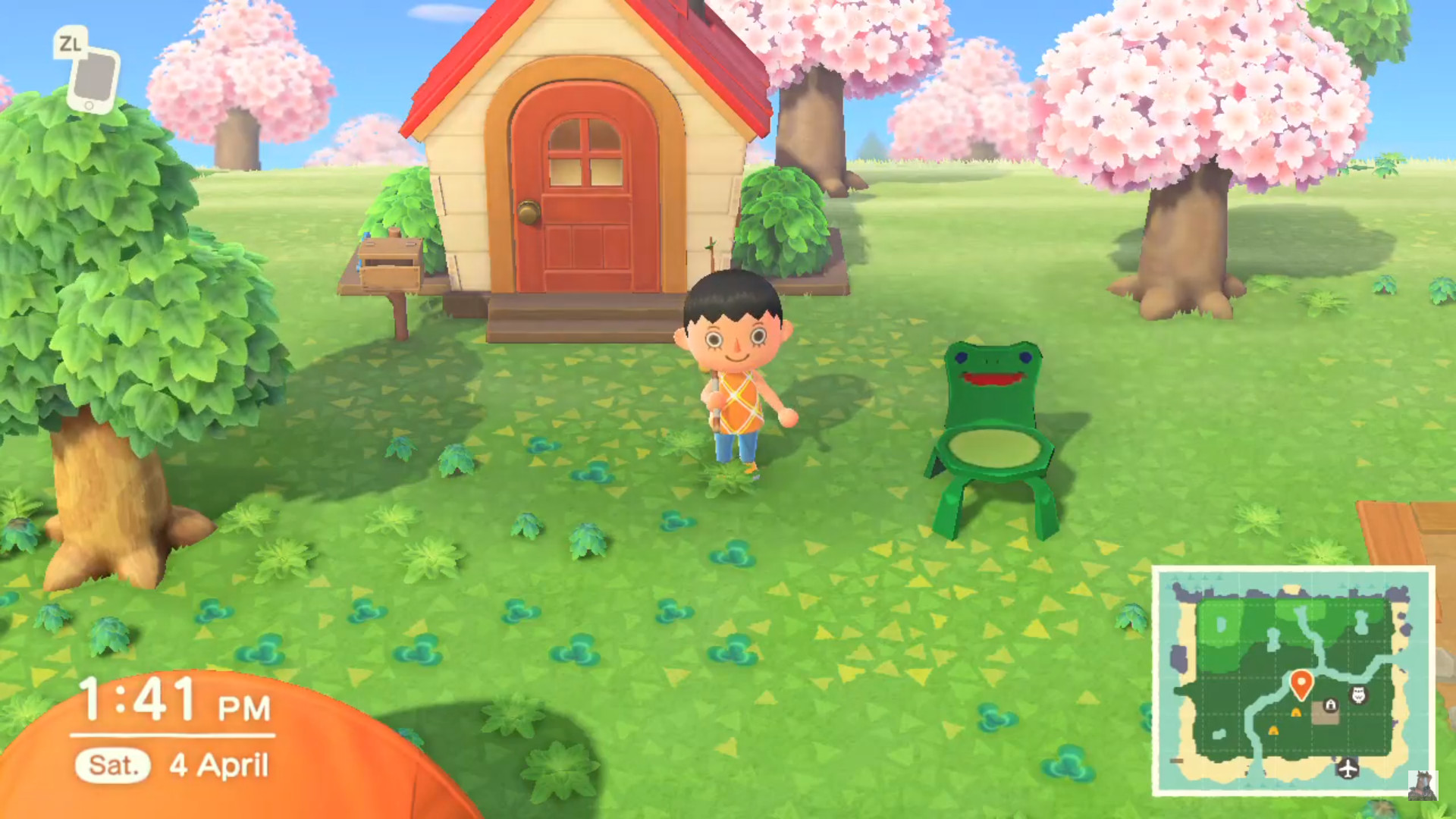 Froggy Chair Animal Crossing New Horizons Mods