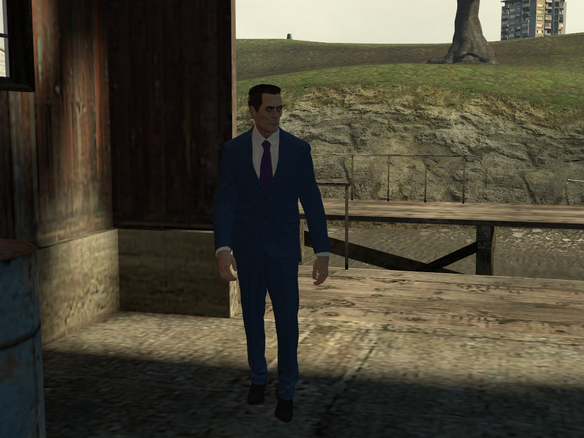 HL:A GMan (HL2 Default Briefcase) [Half-Life 2] [Mods]