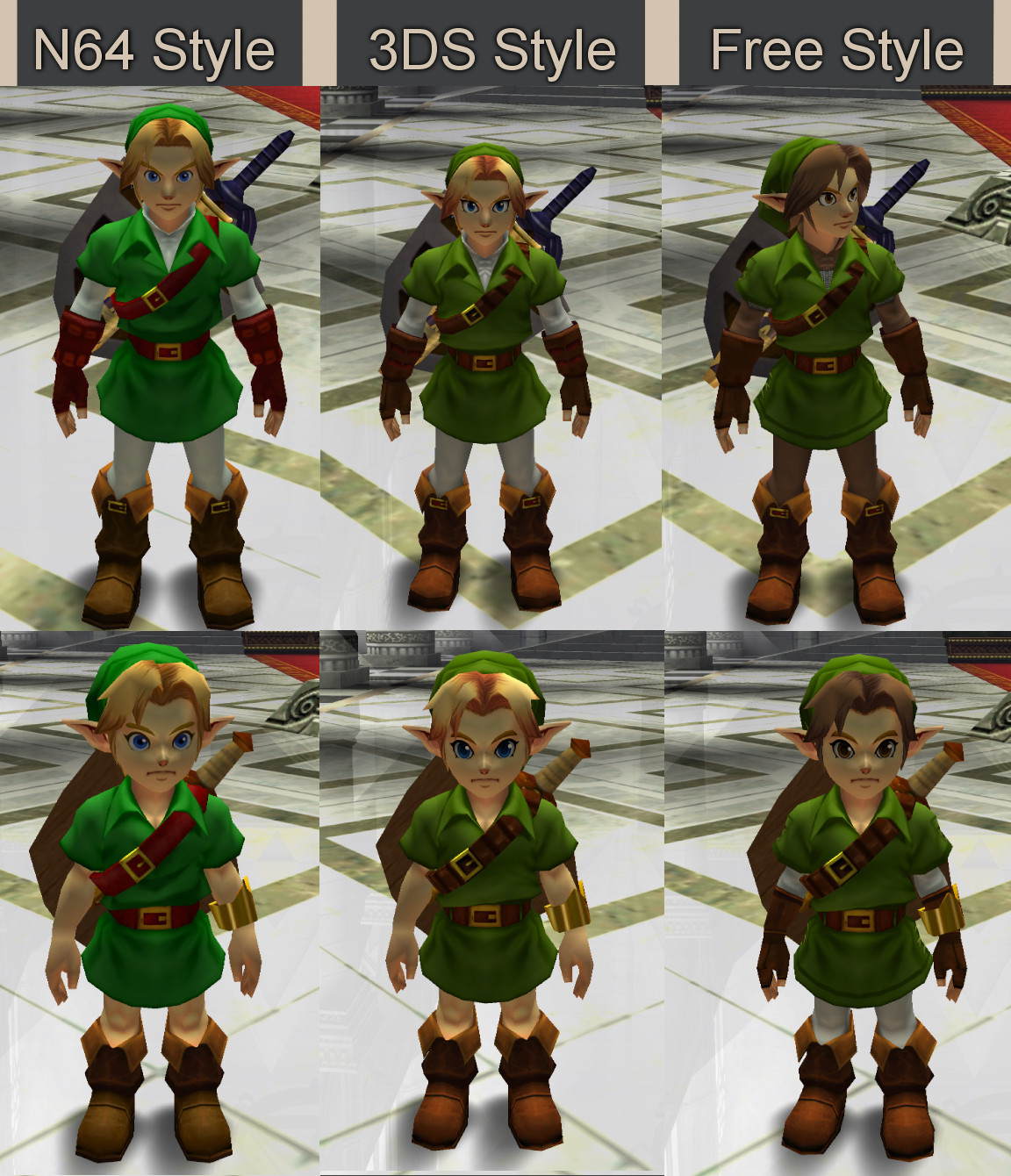 The Legendary Zelda Skin Pack 2.0 - Mods for Minecraft