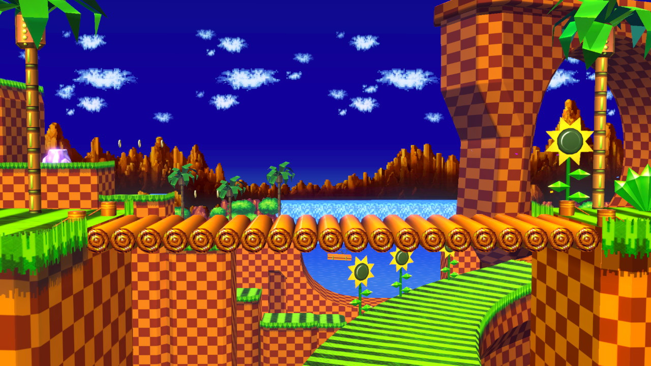 Sonic Mania Armless Sonic + More Green Hill 