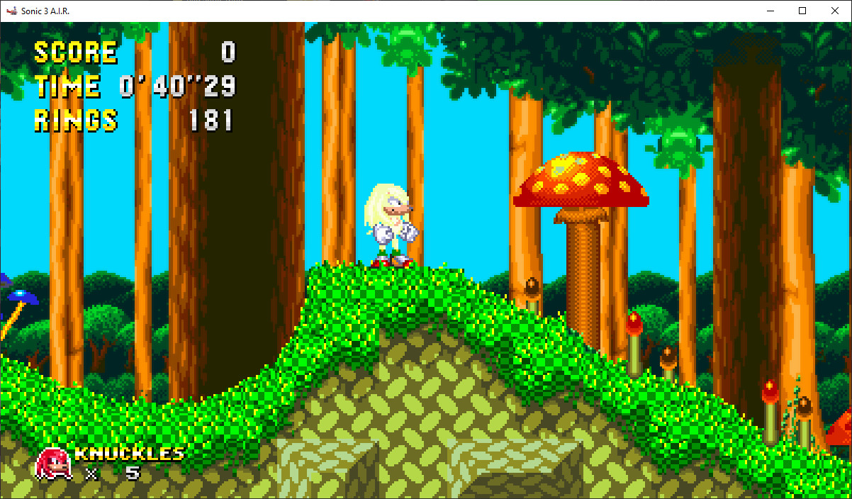 Tails and Knuckles Hyper Palettes [Sonic 3 A.I.R.] [Mods]