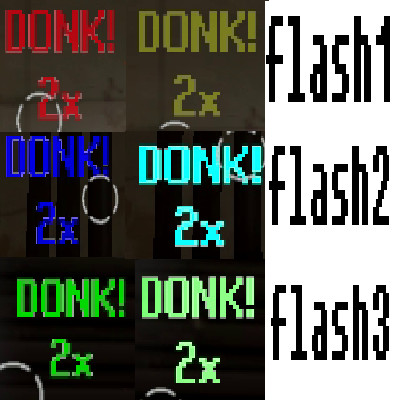 Runescape flash Double Donk effect