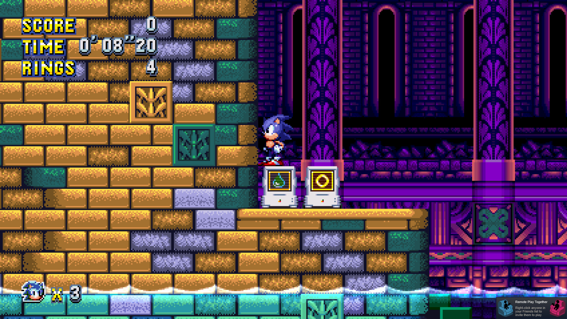 Play Genesis Sonic 1 Mania Edition Online in your browser 