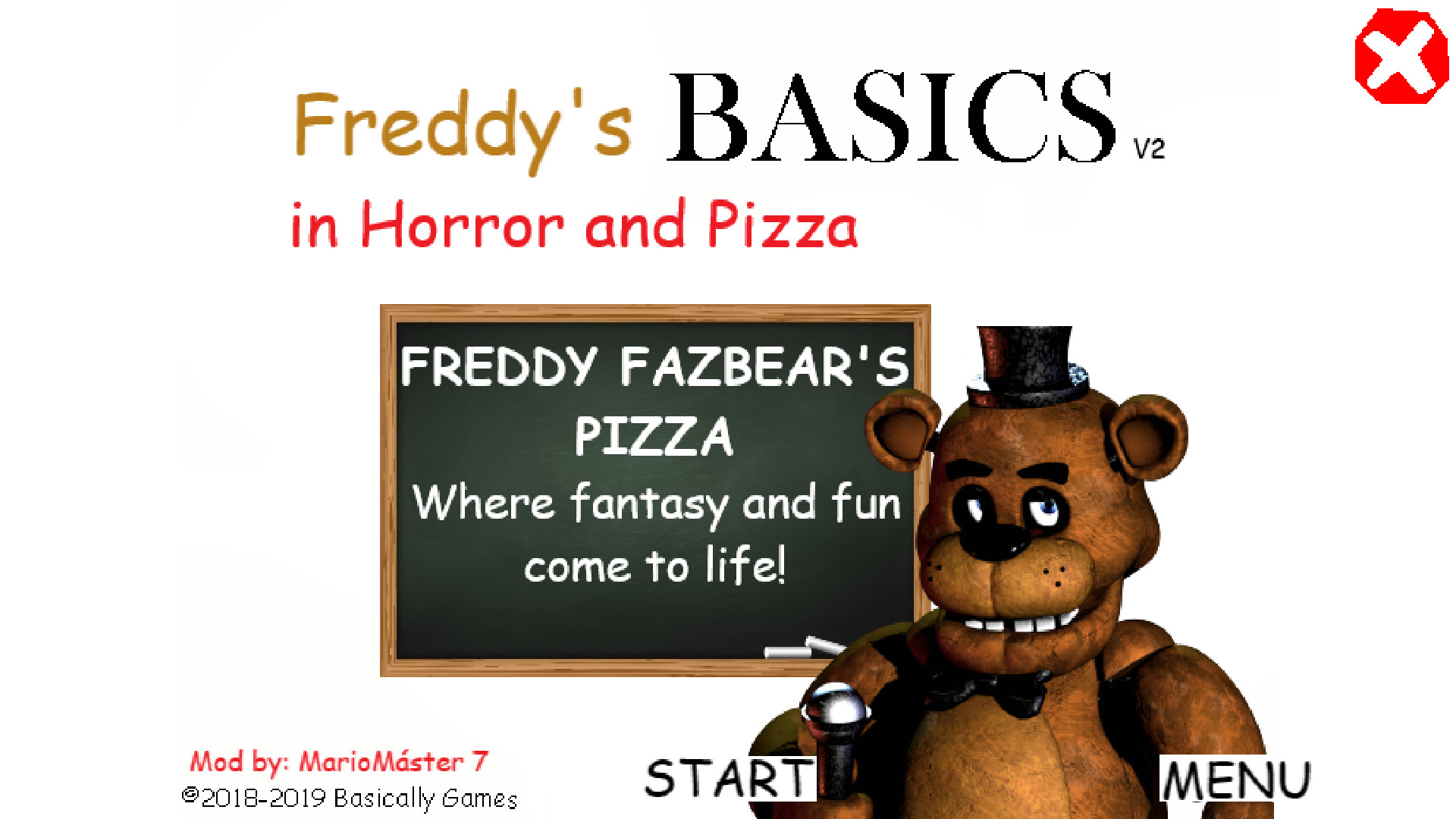 Freddy's Basics in Horror and Pizza