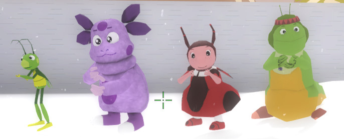 Luntik and his friends