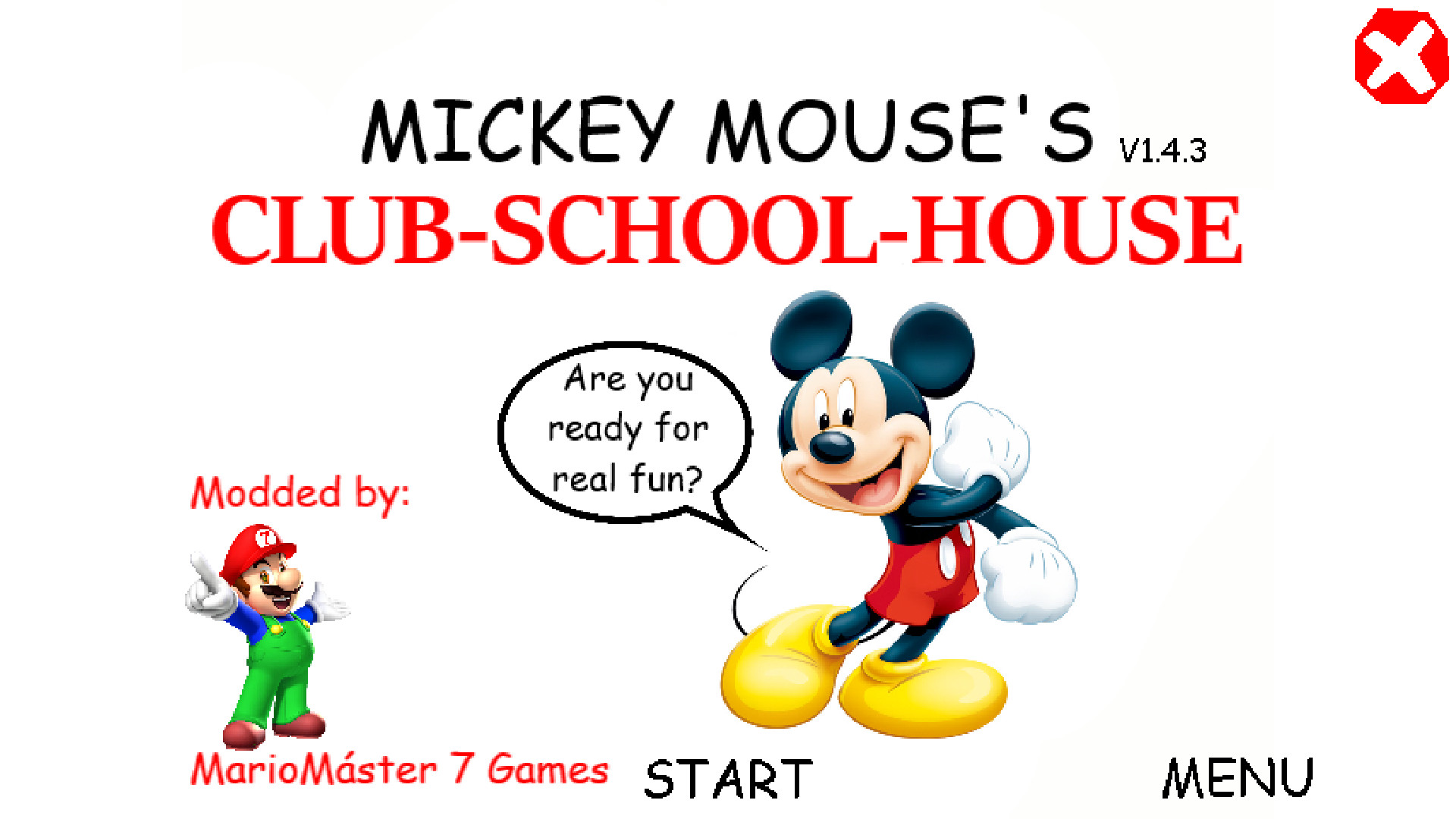 Mickey Mouse's Club-School-House