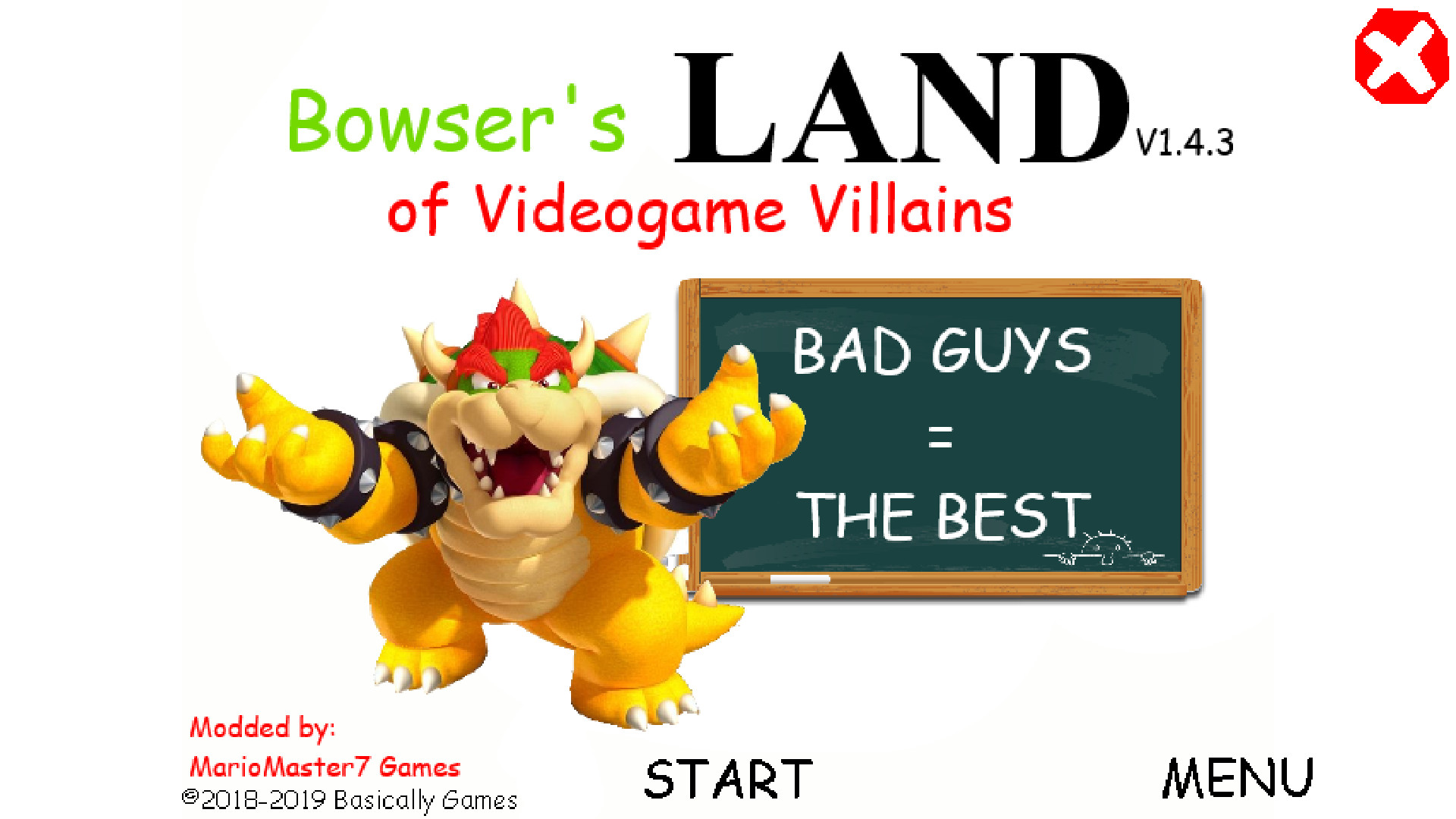 Bowser's Land of Videogame Villains