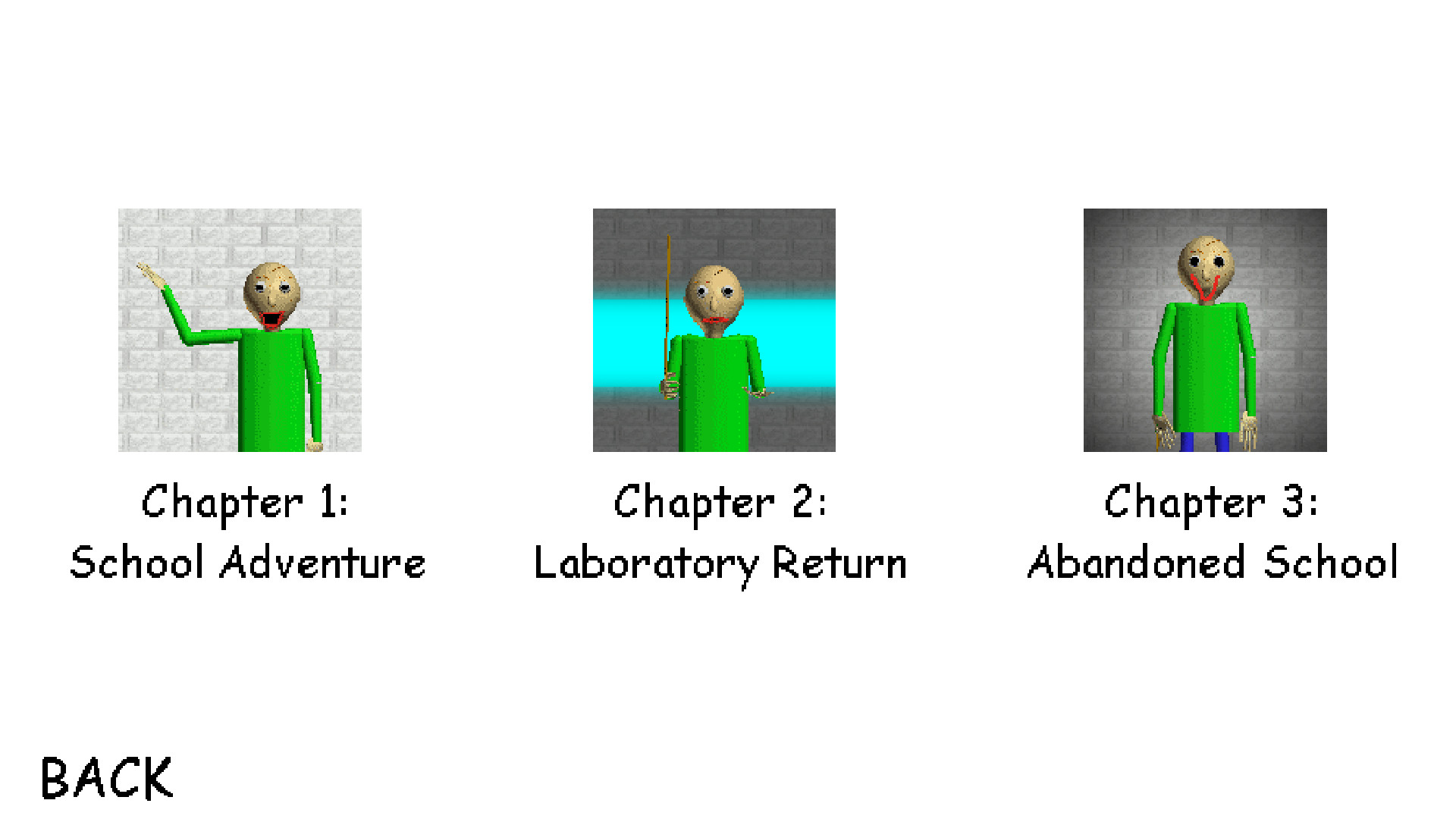 Baldi's Basics Classic Remastered #01 (Classic Style) 