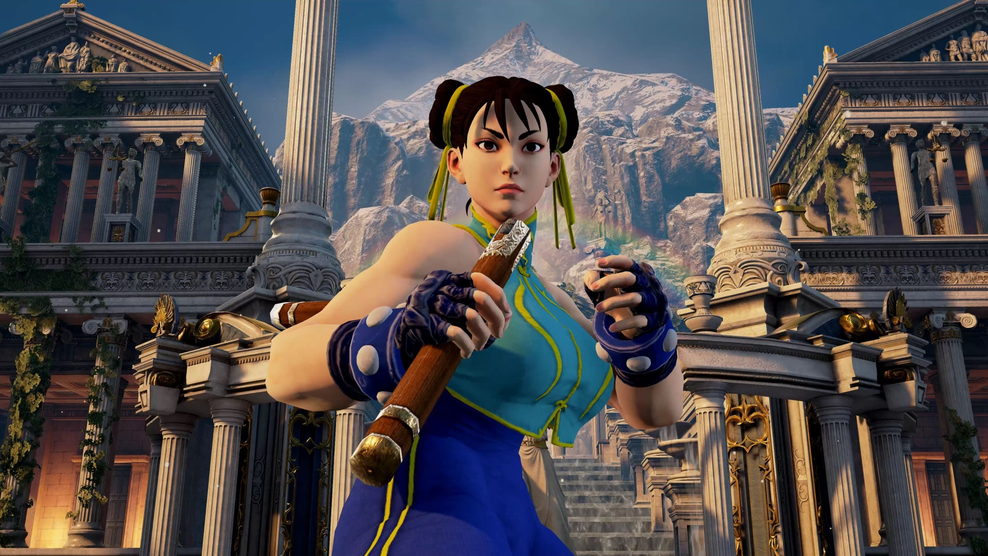 CHUN-LI (Nostalgia Costume Jiggle) vs GUILE - Street Fighter 6 MOD