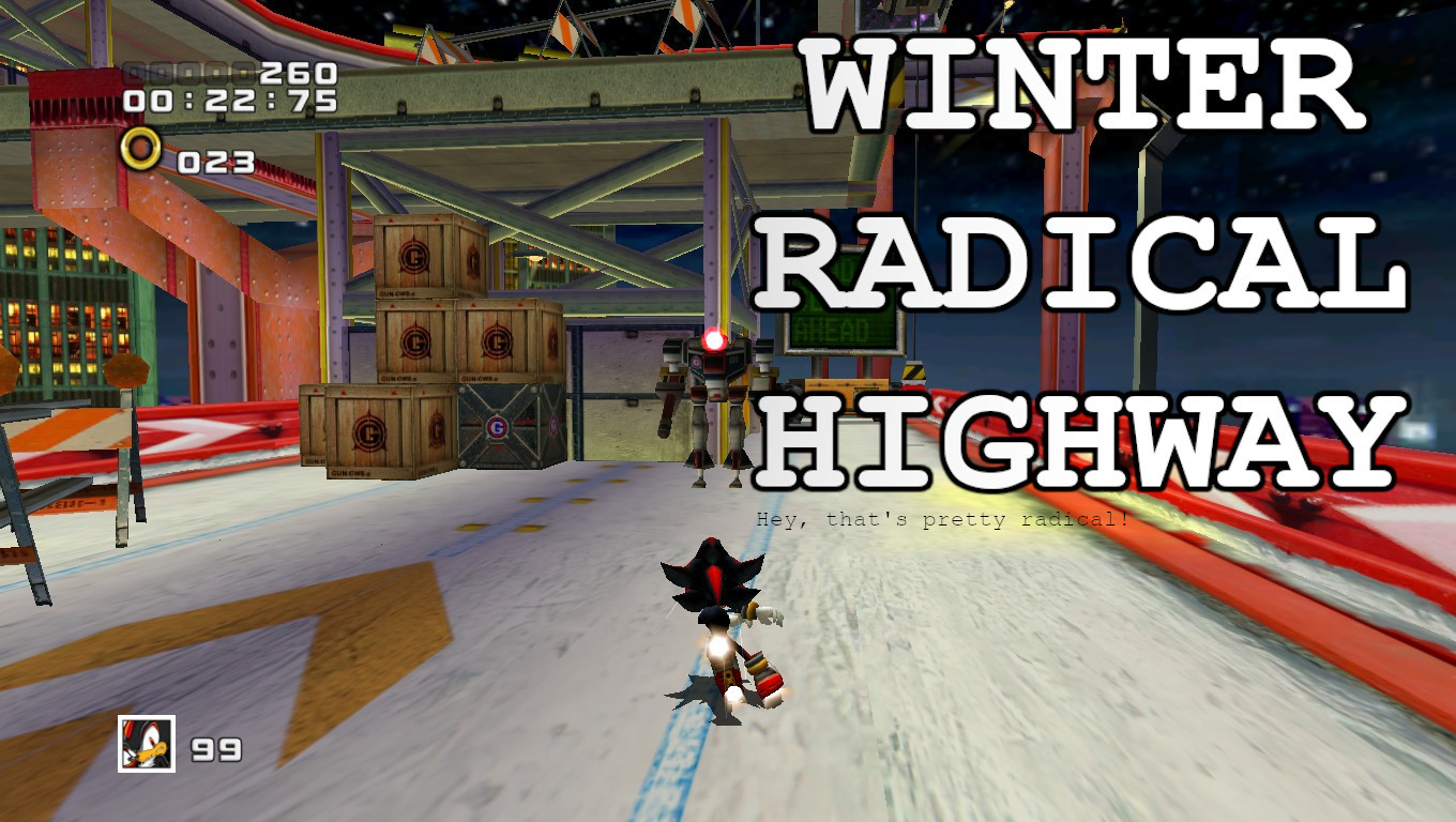 sonic adventure 2 radical highway