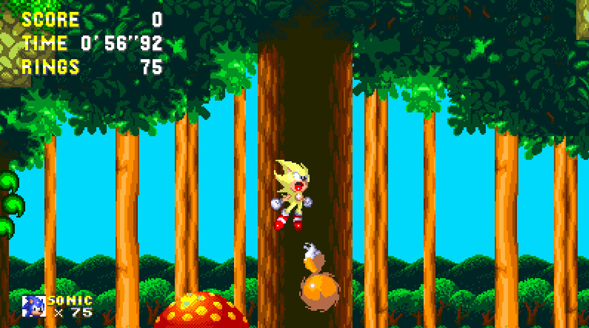 Sonic turns into Super Sonic 3 for the First Time