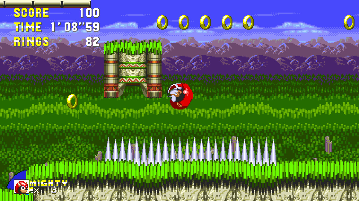 Sonic 3 AIR: Mighty the Armadillo w/ Custom Abilities 