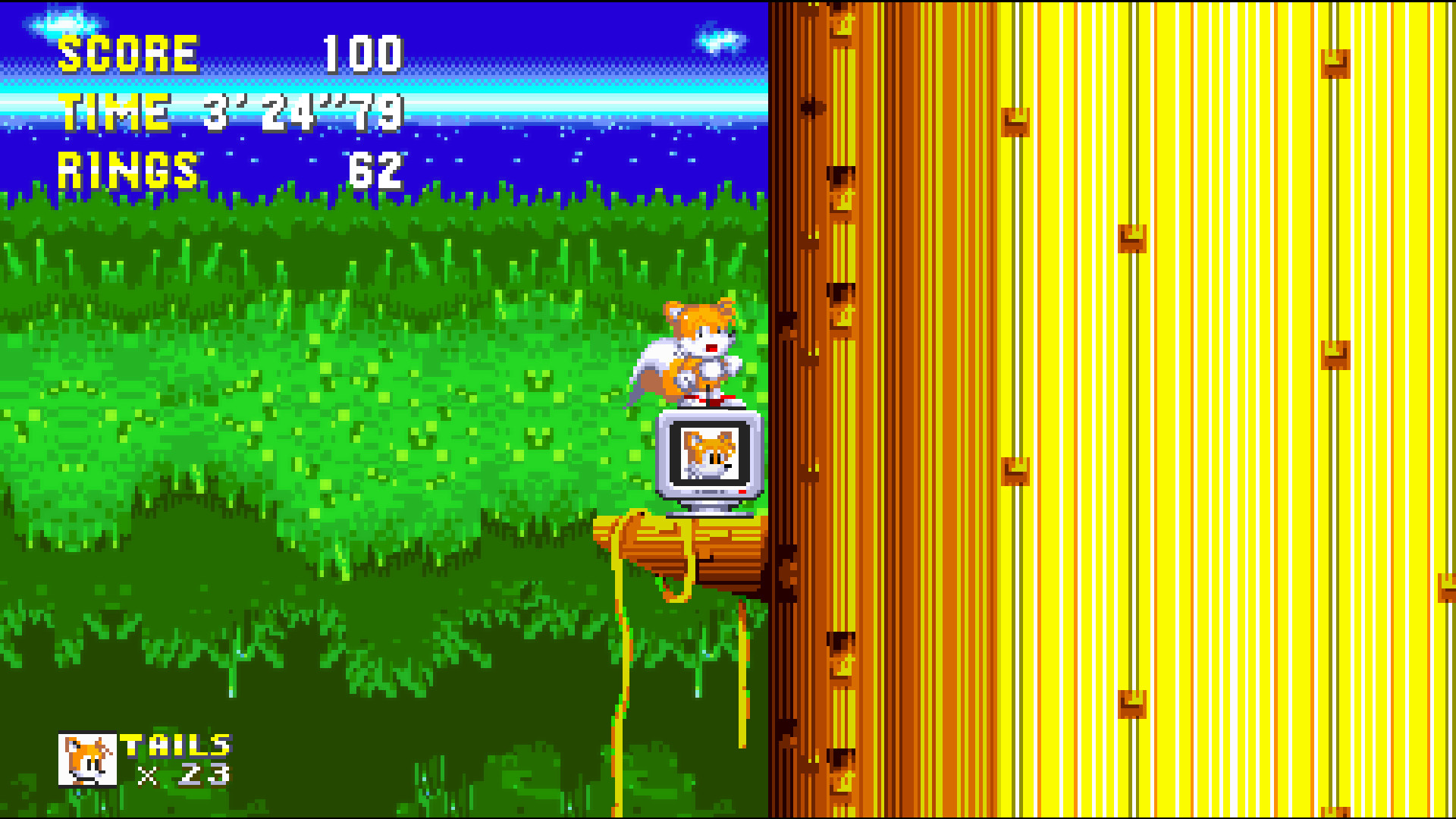 Sonic 3 Unlocked: Why do the S monitors in S3A turn Tails into a