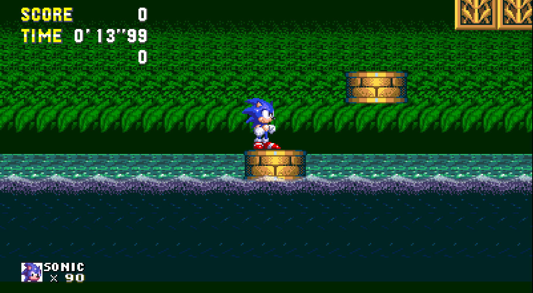 Green Hill Zone (Modern, Genesis-Style) Background [Sonic 3 A.I.R.] [Mods]