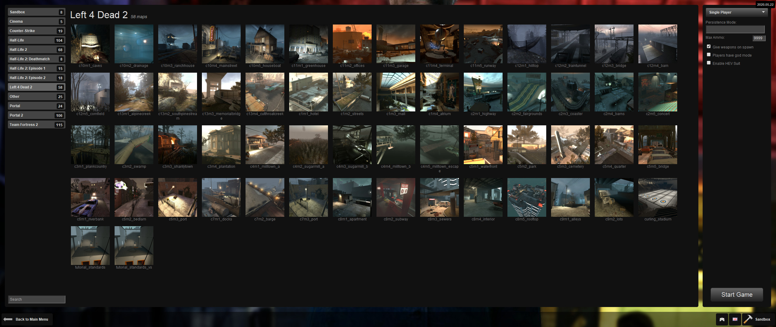 Dark Mode Main Menu [Garry's Mod] [Mods]