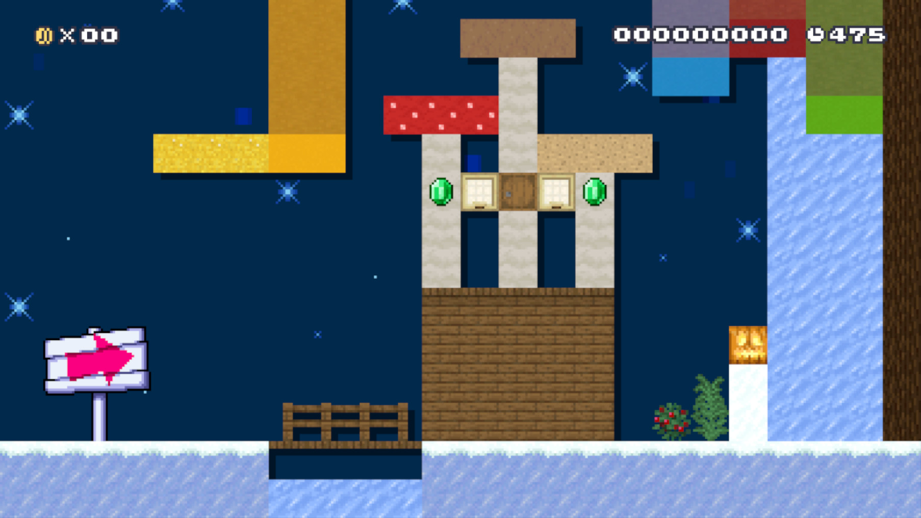 あつまれどうぶつの森、Super Mario Maker 2、Minecraft Minecraft in Super Mario Maker 2 - YouTube