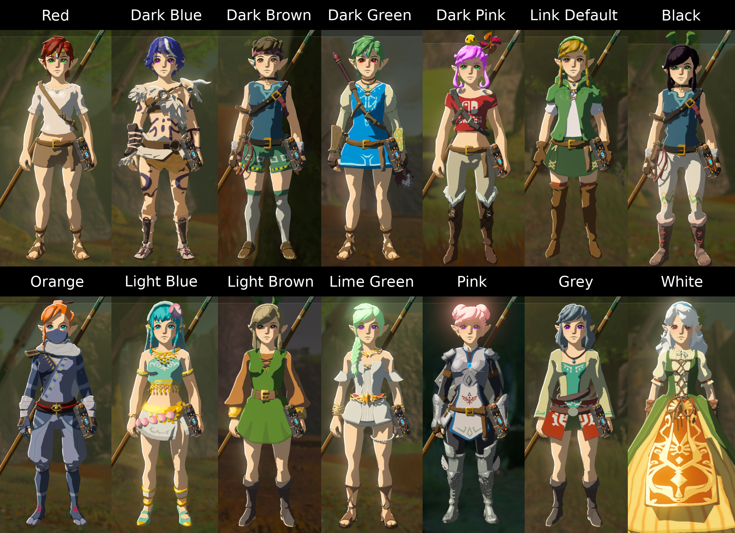 How To Change Links Hair Botw? 