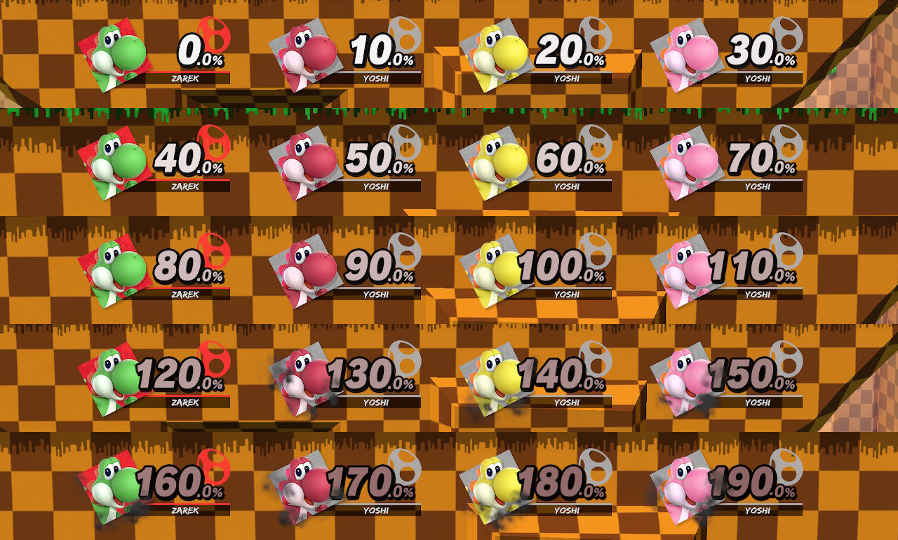 Melee Damage Colors [Super Smash Bros. Ultimate] [Mods]