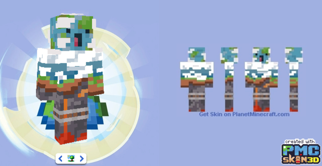 Earth Skin  Minecraft PE Skins