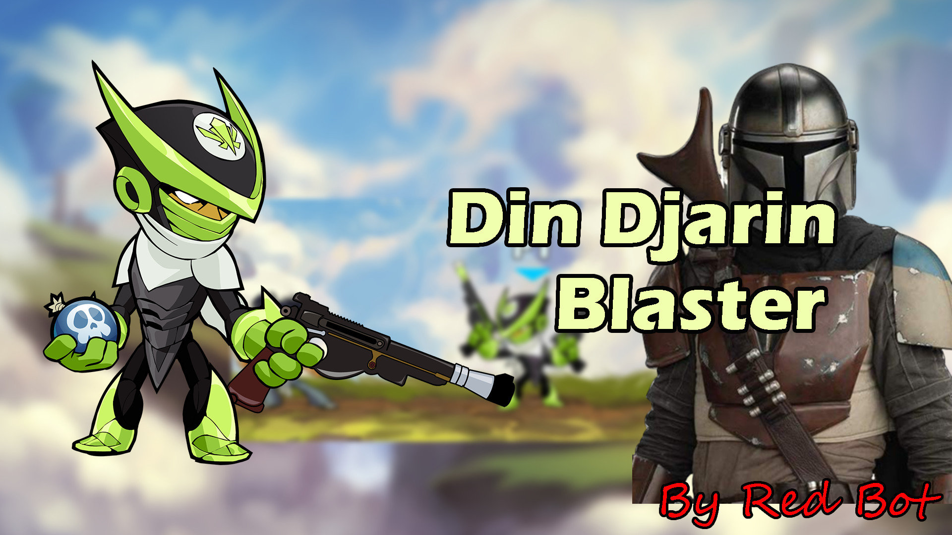 din djarins blaster