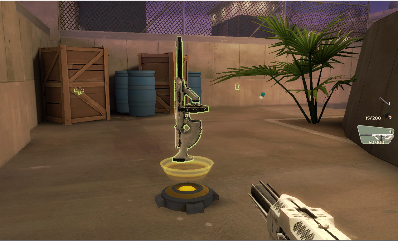 Tommy's matchbook for Merc tommy gun [Open Fortress] [Mods]