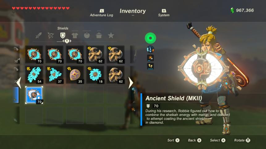 Ancient Weaponry Mark Two The Legend Of Zelda Breath Of The Wild Wiiu Mods