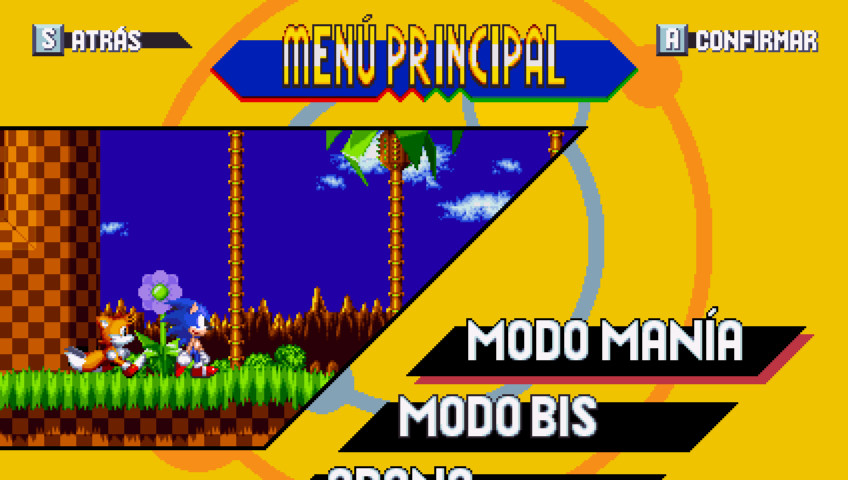 Hybrid Sonic(Combination of S1 & S3) [Sonic Mania] [Mods]