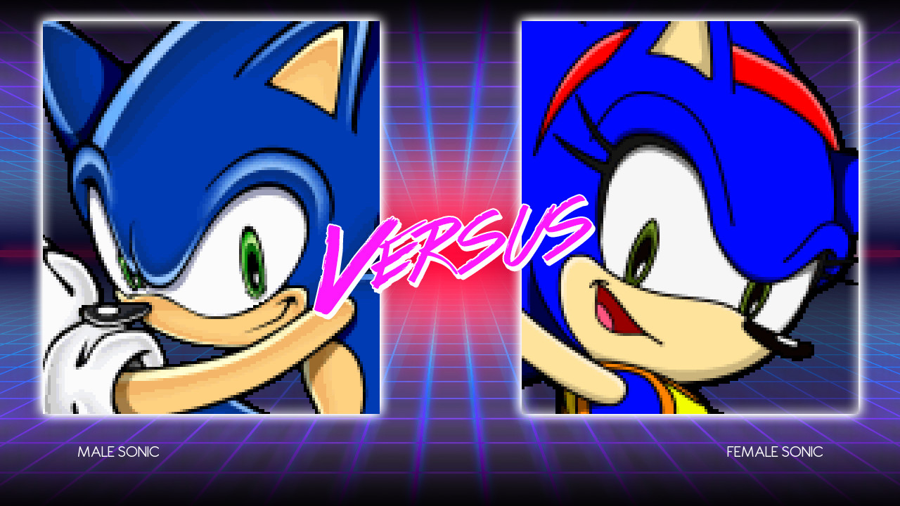 SONIC VS SHADOW IN A MUGEN FIGHT 