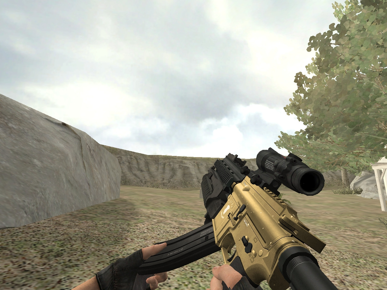 Bad Company 2 Style HK416 D10RS [Counter-Strike 1.6] [Mods]