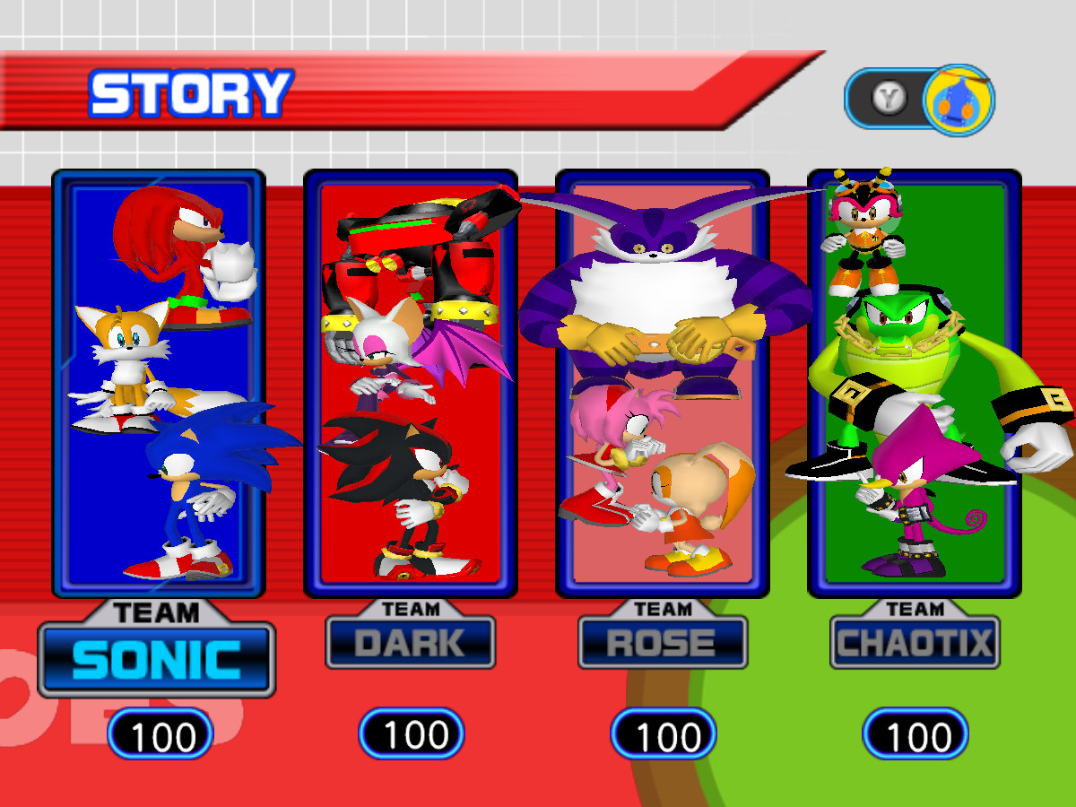 Sonic Heroes N Gamecube