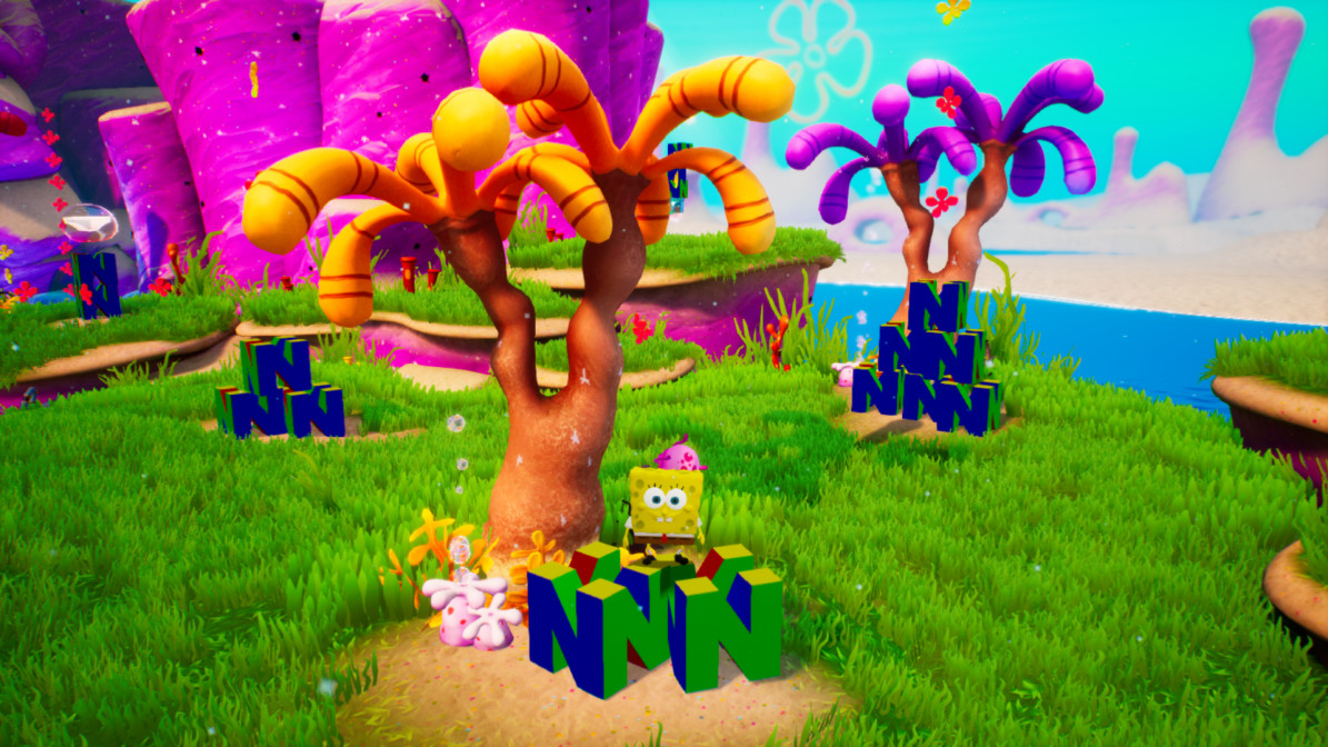 spongebob n64 game