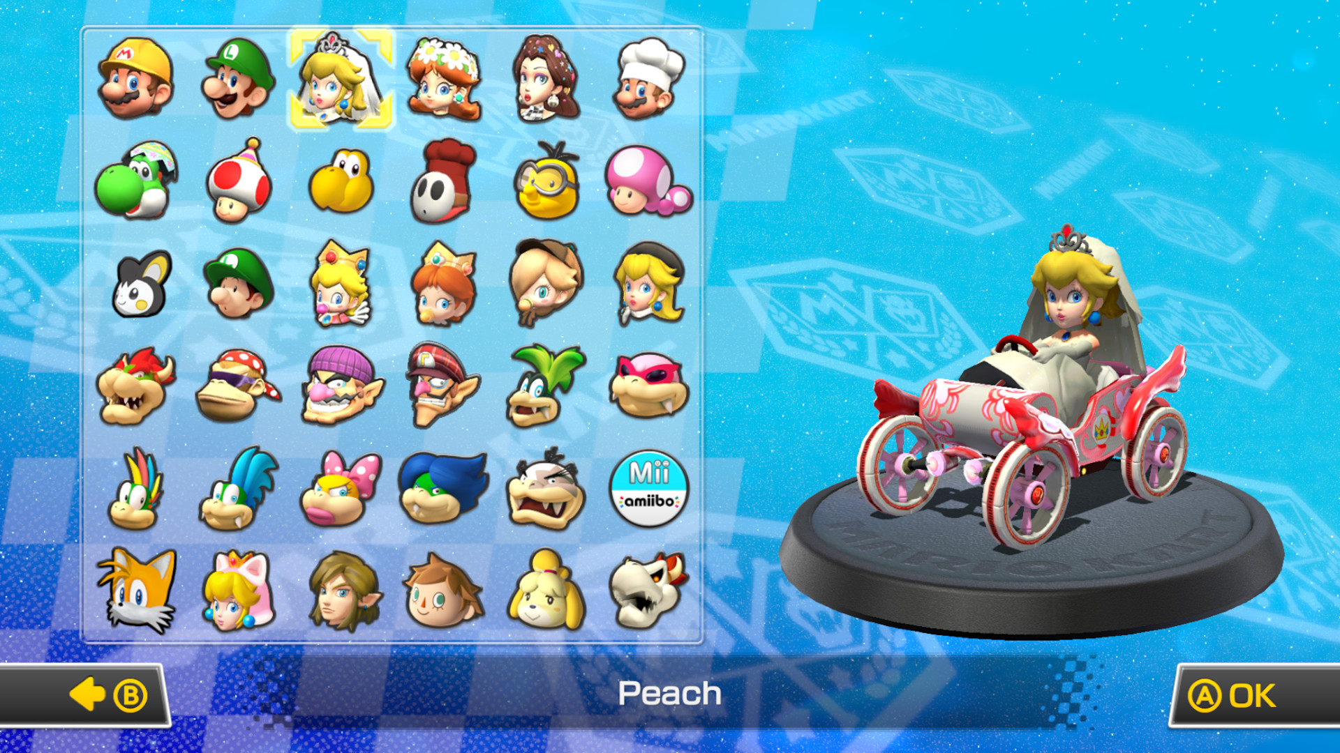 Peach Wedding from MKT [Mario Kart 8] [Mods]