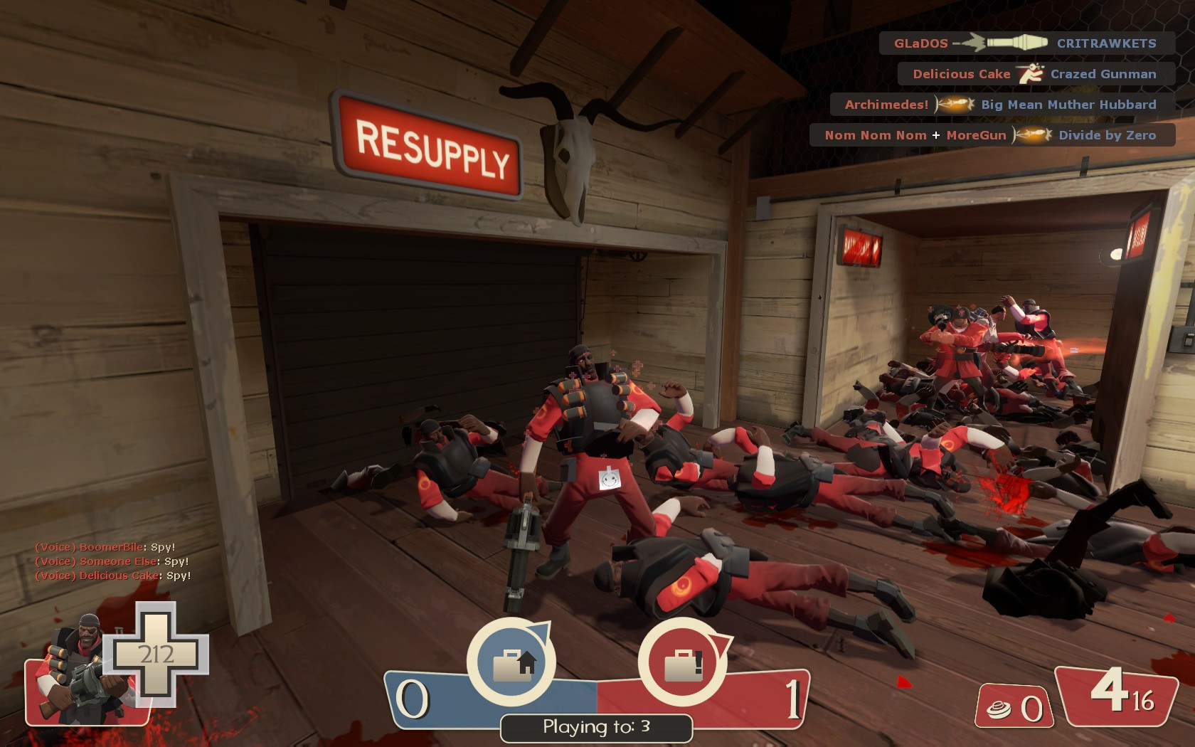 Writhing Demoman Gibs for All